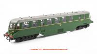 19409 Heljan AEC Railcar number W26W in BR Green Livery with speed whiskers and grey roof